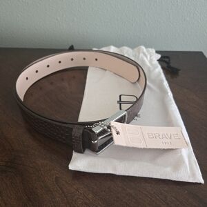 Brave Leather Belt Alyssa Barcelona, Size 36